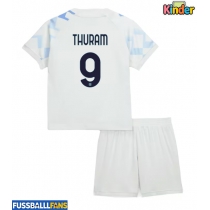 Inter Milan Marcus Thuram #9 Auswärts Trikotsatz Kinder 2025-26 Kurzarm (+ Kurze Hosen)